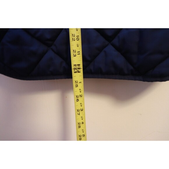 J. Crew Vest‎ Womens Puffer Diamond Quilted Full Zip Small Blue Gorpcore - Picture 7 of 8